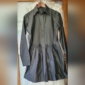 PAUW gorgeous charcoal shirt dress. Very versatile.  Formal or smart casual.